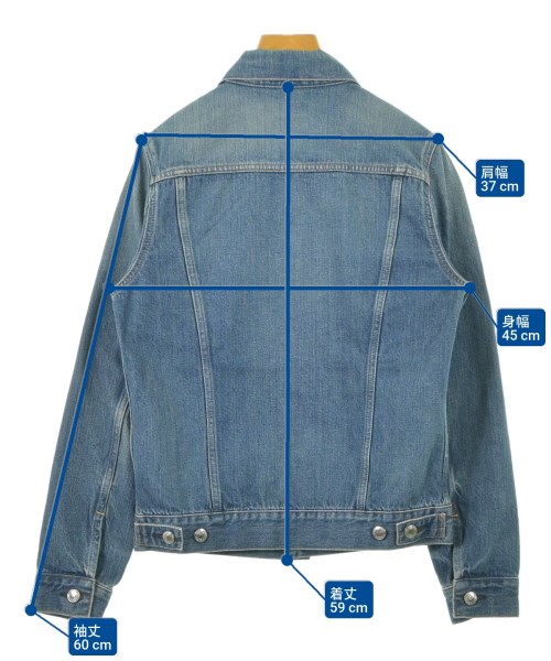 HYKE（ハイク）デニムジャケット 青 サイズ:3(L位) レディース/2200628537010