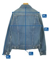 HYKE（ハイク）デニムジャケット 青 サイズ:3(L位) レディース/2200628537010