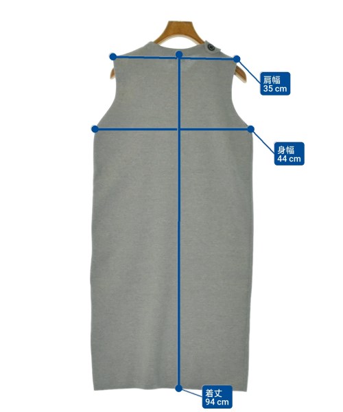 HYKE（ハイク）ワンピース グレー サイズ:1(S位) レディース/2200628537041