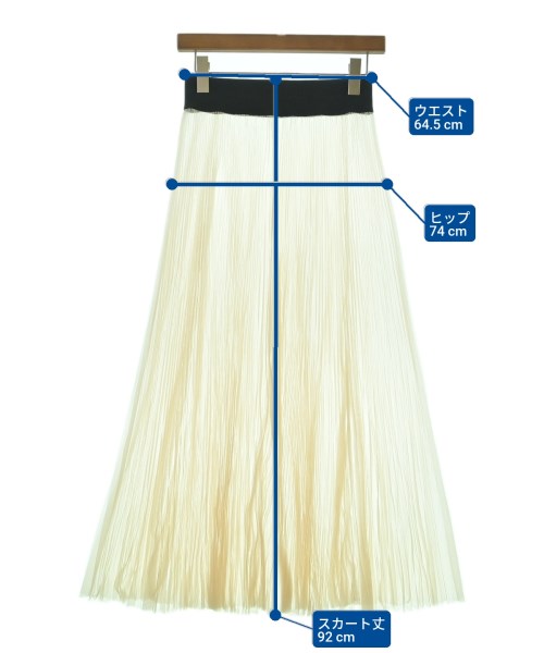 HYKE（ハイク）ロング・マキシ丈スカート ベージュ サイズ:2(M位) レディース/2200632448128