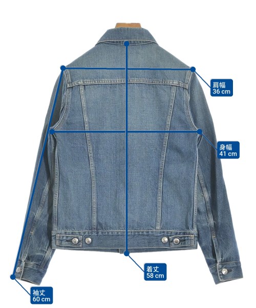 HYKE（ハイク）デニムジャケット 紺 サイズ:2(M位) レディース/2200627137037