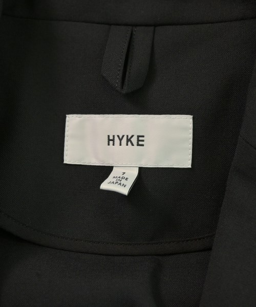 HYKE（ハイク）チェスターコート 黒 サイズ:1(S位) メンズ/2200610964473