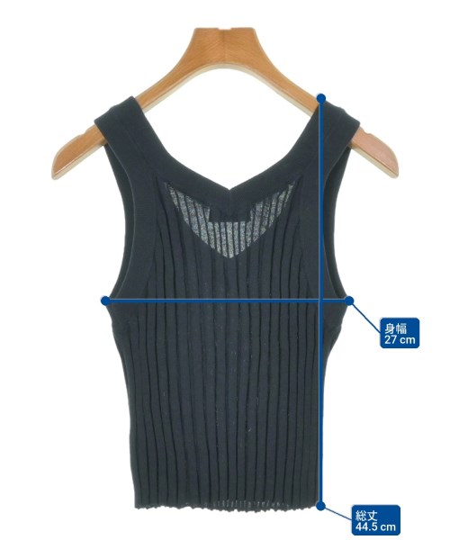 HYKE（ハイク）ベスト/ノースリーブ 紺 サイズ:-(M位) レディース/2200610964497