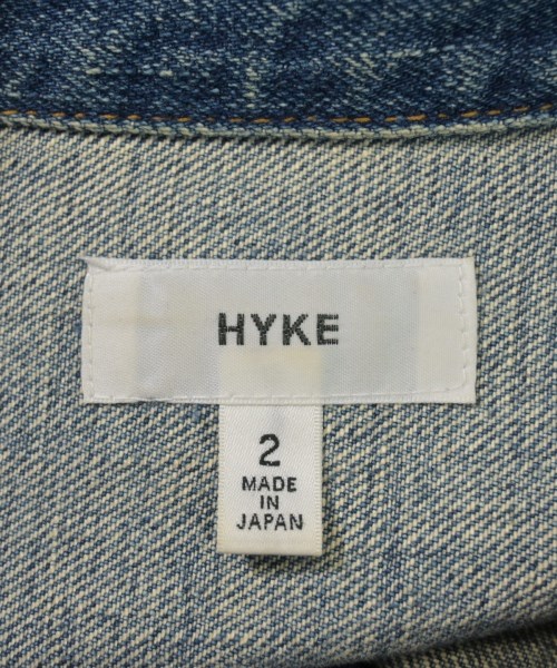 HYKE（ハイク）デニムジャケット 青 サイズ:2(M位) レディース/2200631689010