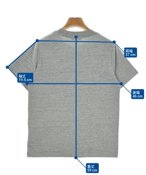HYKE（ハイク）Tシャツ・カットソー グレー サイズ:1(S位) レディース/2200642846075