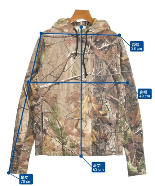 HYKE（ハイク）パーカー 茶 サイズ:1(S位) レディース/2200642883018