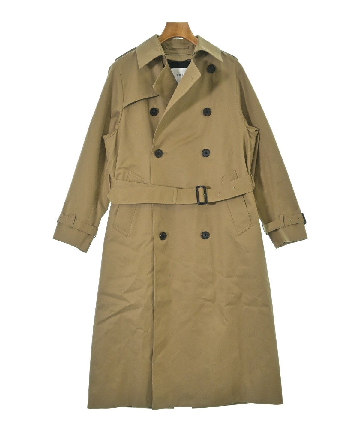 ハイク　ライナー付き　トレンチコート　ベルト付き　ベージュ　Mサイズ 中古・古着通販】HYKE (ハイク) ライナー付トレンチコート ベージュ