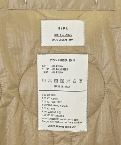 HYKE（ハイク）その他 ベージュ サイズ:XL レディース/2200641212024