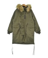 HYKE（ハイク）モッズコート カーキ サイズ:L レディース/2200632347018