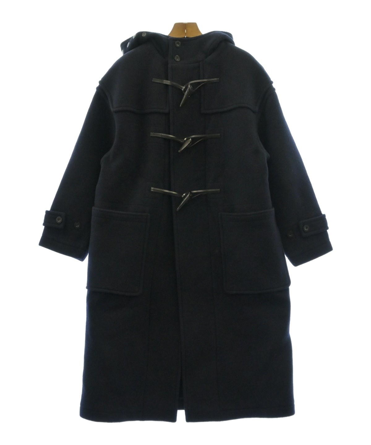 HYKE（ハイク）ダッフルコート 紺 サイズ:1(S位) レディース