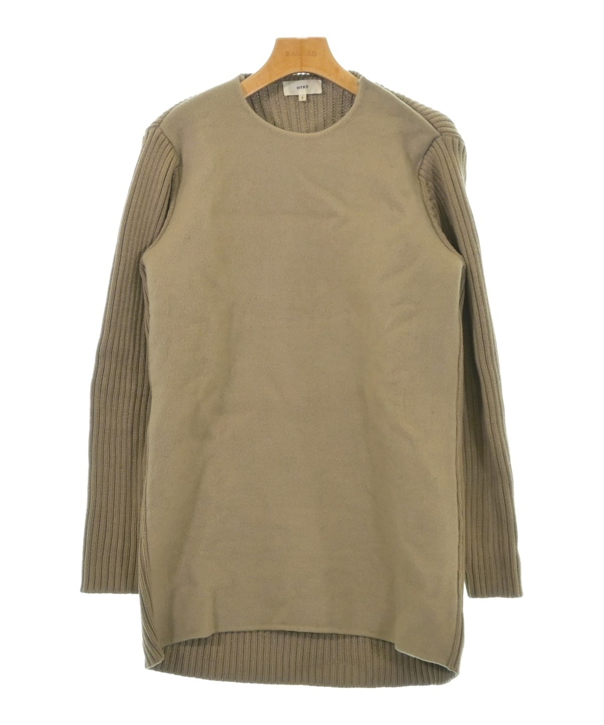 HYKE（ハイク）ニット・セーター 茶 サイズ:1(S位) レディース