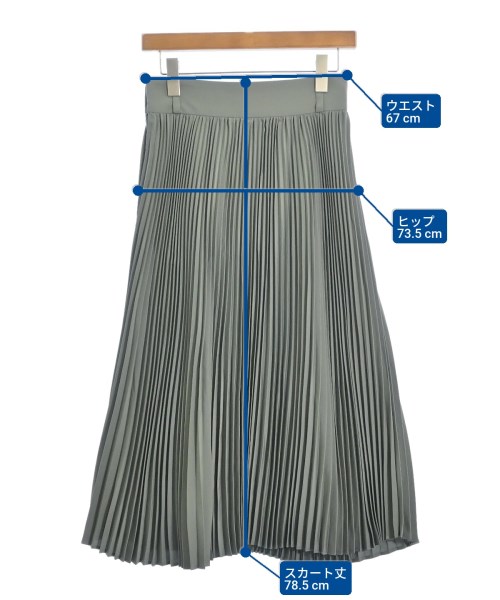 HYKE（ハイク）ロング・マキシ丈スカート カーキ サイズ:1(S位) レディース/2200620393140