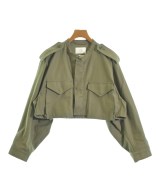 HYKE（ハイク）ミリタリーブルゾン カーキ サイズ:2(M位) レディース/2200622482019