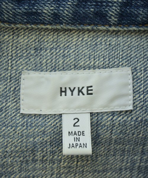 HYKE（ハイク）デニムジャケット 青 サイズ:2(M位) レディース/2200622518015