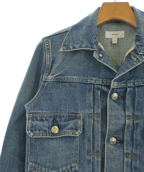 HYKE（ハイク）デニムジャケット 青 サイズ:2(M位) レディース/2200622518015