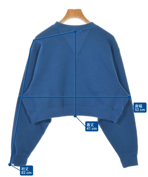 HYKE（ハイク）スウェット 青 サイズ:1(S位) レディース/2200612179196