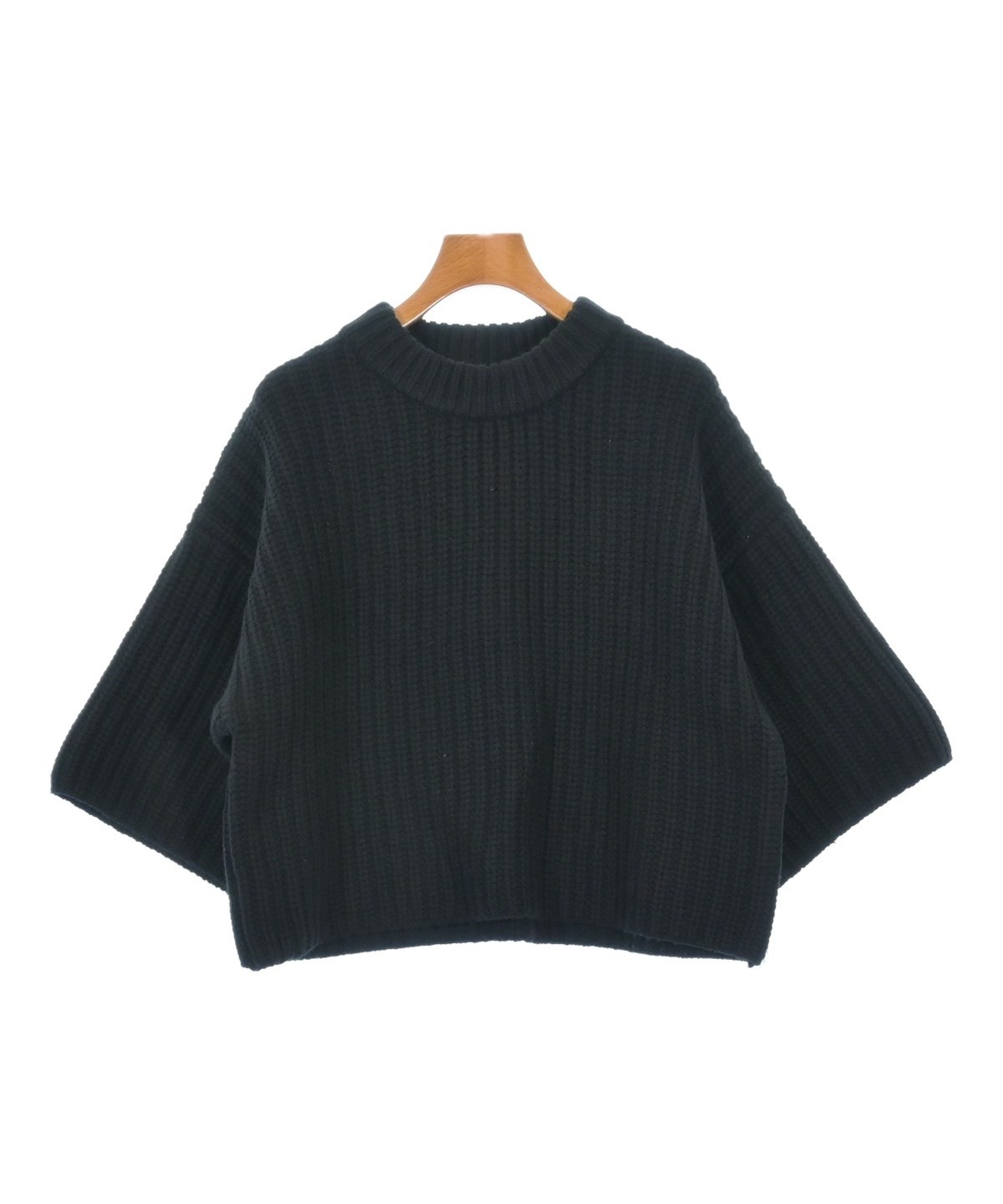 HYKE（ハイク）ニット・セーター 黒 サイズ:1(S位) レディース