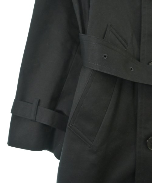 HYKE（ハイク）トレンチコート 黒 サイズ:4(XL位) メンズ/2200617654018