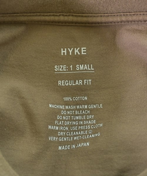 HYKE（ハイク）Tシャツ・カットソー 茶 サイズ:1(S位) レディース/2200626321024