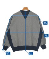 HYKE（ハイク）スウェット グレー サイズ:4(XL位) メンズ/2200626338299