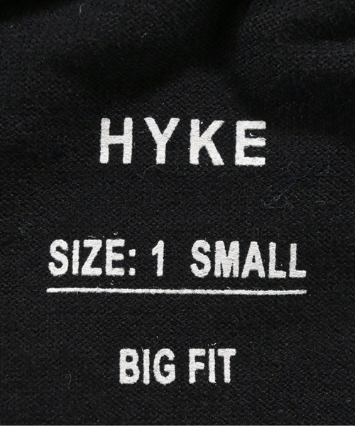 HYKE（ハイク）Tシャツ・カットソー 黒 サイズ:1(S位) レディース/2200614391152