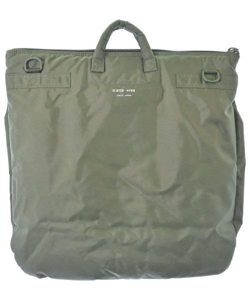HYKE（ハイク）トートバッグ カーキ サイズ:- メンズ/2200627151019