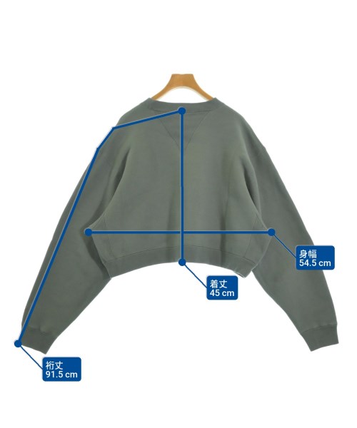 HYKE（ハイク）スウェット カーキ サイズ:2(M位) レディース/2200627470073