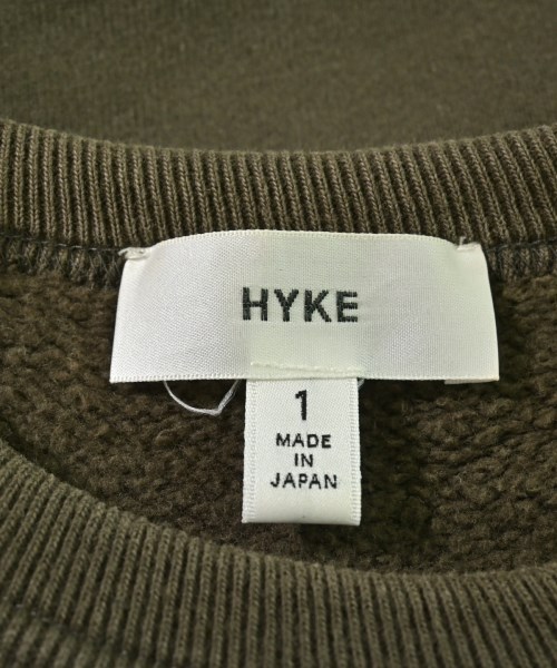 HYKE（ハイク）スウェット カーキ サイズ:1(S位) レディース/2200627339417
