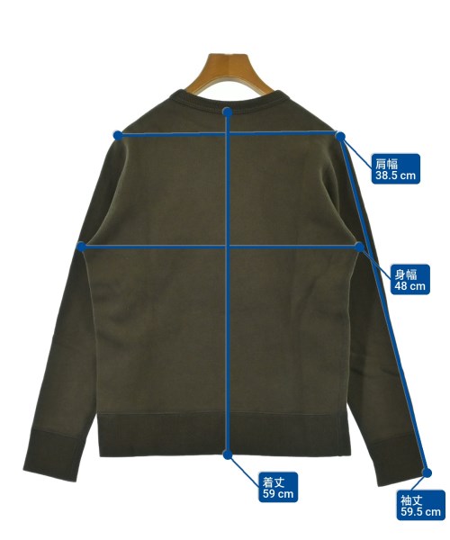 HYKE（ハイク）スウェット カーキ サイズ:1(S位) レディース/2200627339417