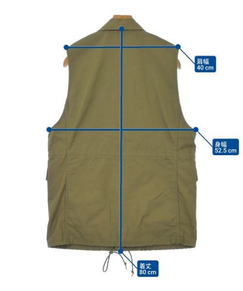 HYKE（ハイク）ミリタリーブルゾン カーキ サイズ:2(M位) メンズ/2200627559013