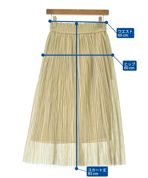 HYKE（ハイク）ロング・マキシ丈スカート ベージュ サイズ:2(M位) レディース/2200627704024