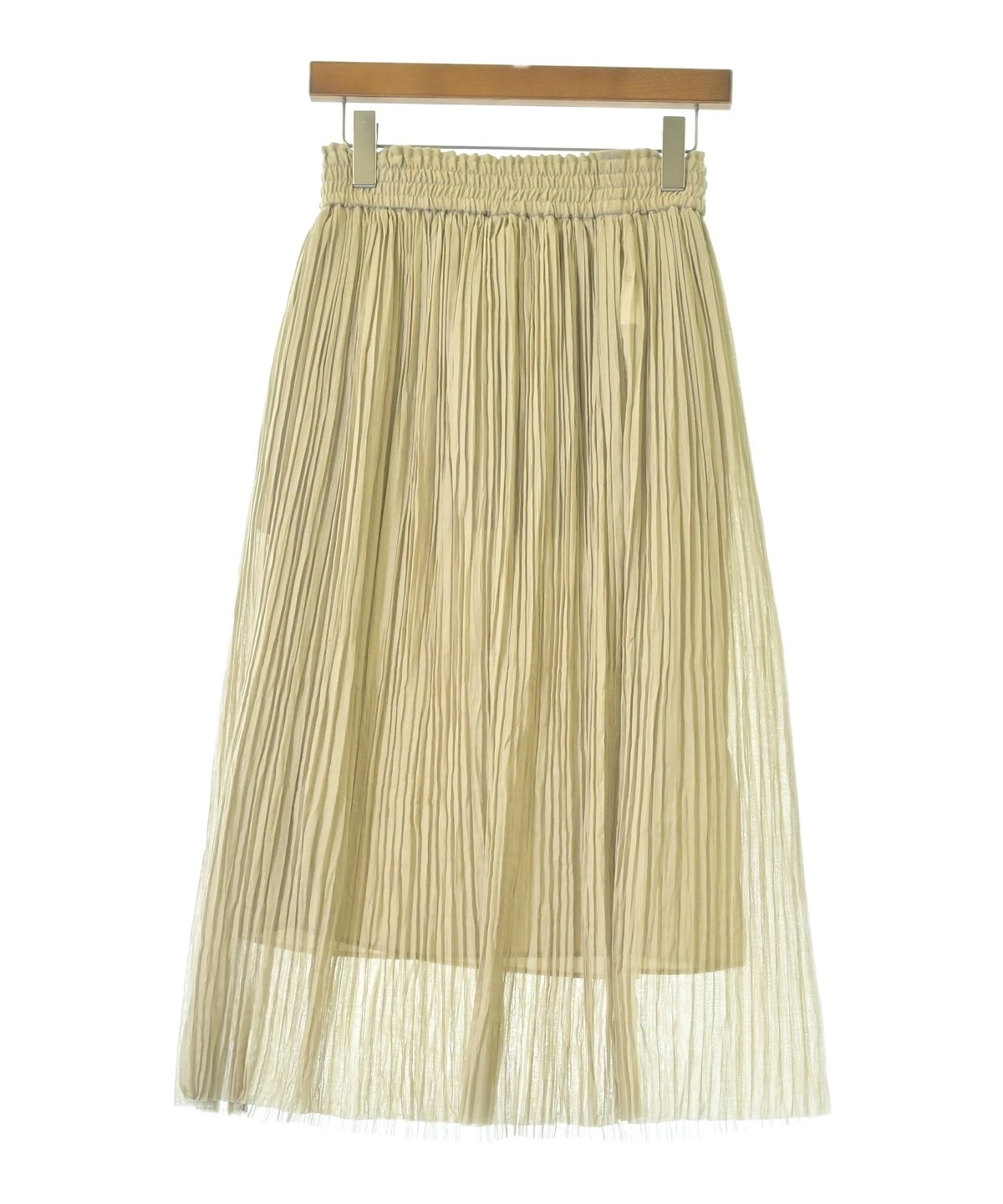 HYKE（ハイク）ロング・マキシ丈スカート ベージュ サイズ:2(M位