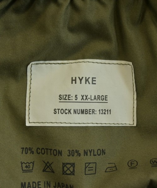 HYKE（ハイク）カーゴパンツ カーキ サイズ:5(XXL位) メンズ/2200626864262