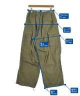 HYKE（ハイク）カーゴパンツ カーキ サイズ:5(XXL位) メンズ/2200626864262