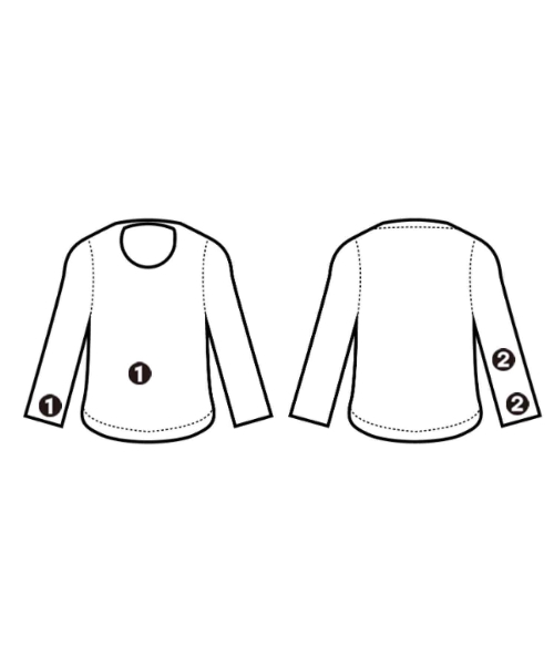 HYKE（ハイク）スウェット 黄 サイズ:1(S位) レディース/2200628783080