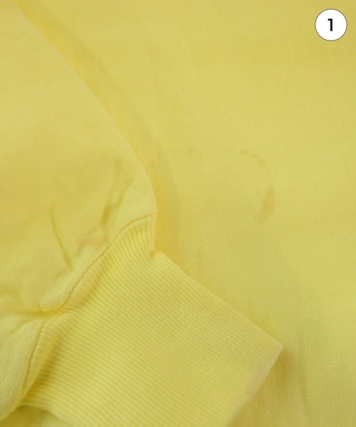 HYKE（ハイク）スウェット 黄 サイズ:1(S位) レディース/2200628783080