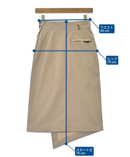 HYKE（ハイク）ロング・マキシ丈スカート ベージュ サイズ:S レディース/2200629206083