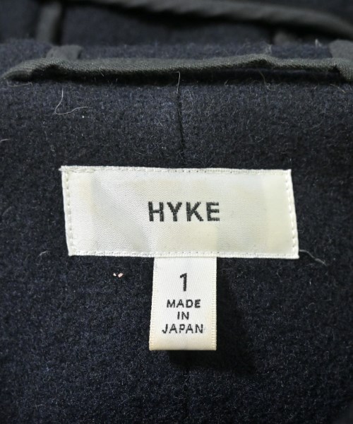 HYKE（ハイク）ダッフルコート 紺 サイズ:1(S位) レディース/2200629224018