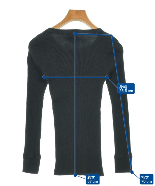 HYKE（ハイク）Tシャツ・カットソー 黒 サイズ:-(XS位) レディース/2200629707016