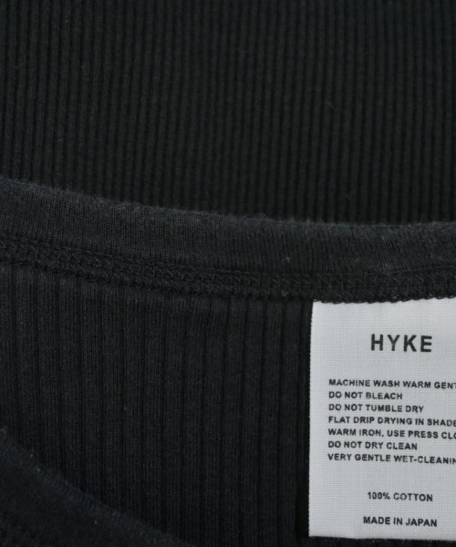 HYKE（ハイク）Tシャツ・カットソー 黒 サイズ:-(XS位) レディース/2200629707023
