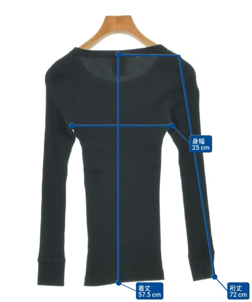 HYKE（ハイク）Tシャツ・カットソー 黒 サイズ:-(XS位) レディース/2200629707023