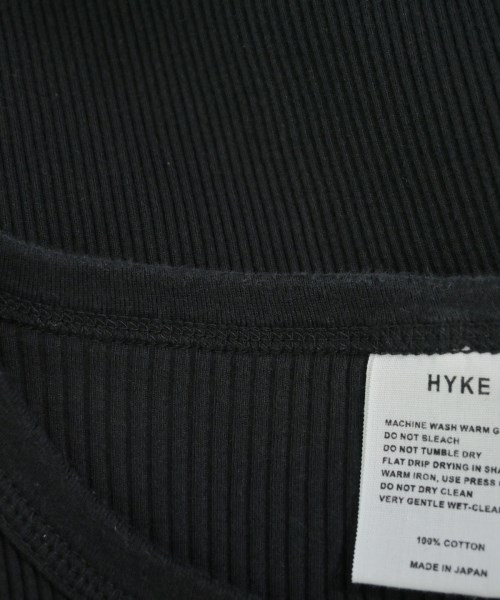 HYKE（ハイク）Tシャツ・カットソー 黒 サイズ:-(XS位) レディース/2200629707030