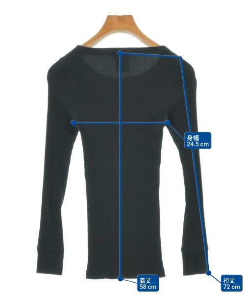 HYKE（ハイク）Tシャツ・カットソー 黒 サイズ:-(XS位) レディース/2200629707030