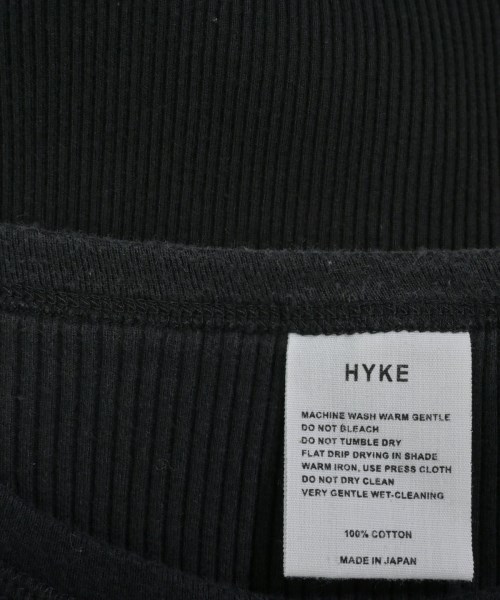 HYKE（ハイク）Tシャツ・カットソー 黒 サイズ:-(XS位) レディース/2200629707047