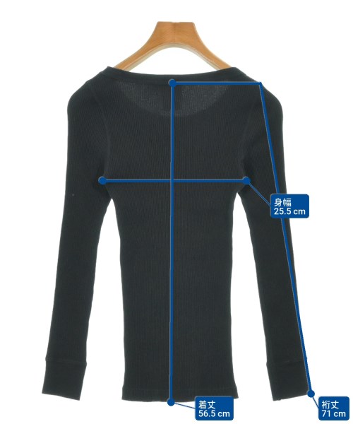 HYKE（ハイク）Tシャツ・カットソー 黒 サイズ:-(XS位) レディース/2200629707047