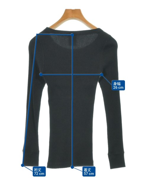 HYKE（ハイク）Tシャツ・カットソー 黒 サイズ:-(XS位) レディース/2200629707054