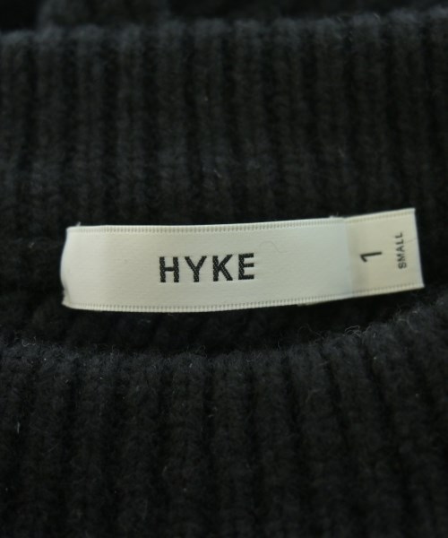 HYKE（ハイク）ニット・セーター 黒 サイズ:1(S位) レディース/2200629707061