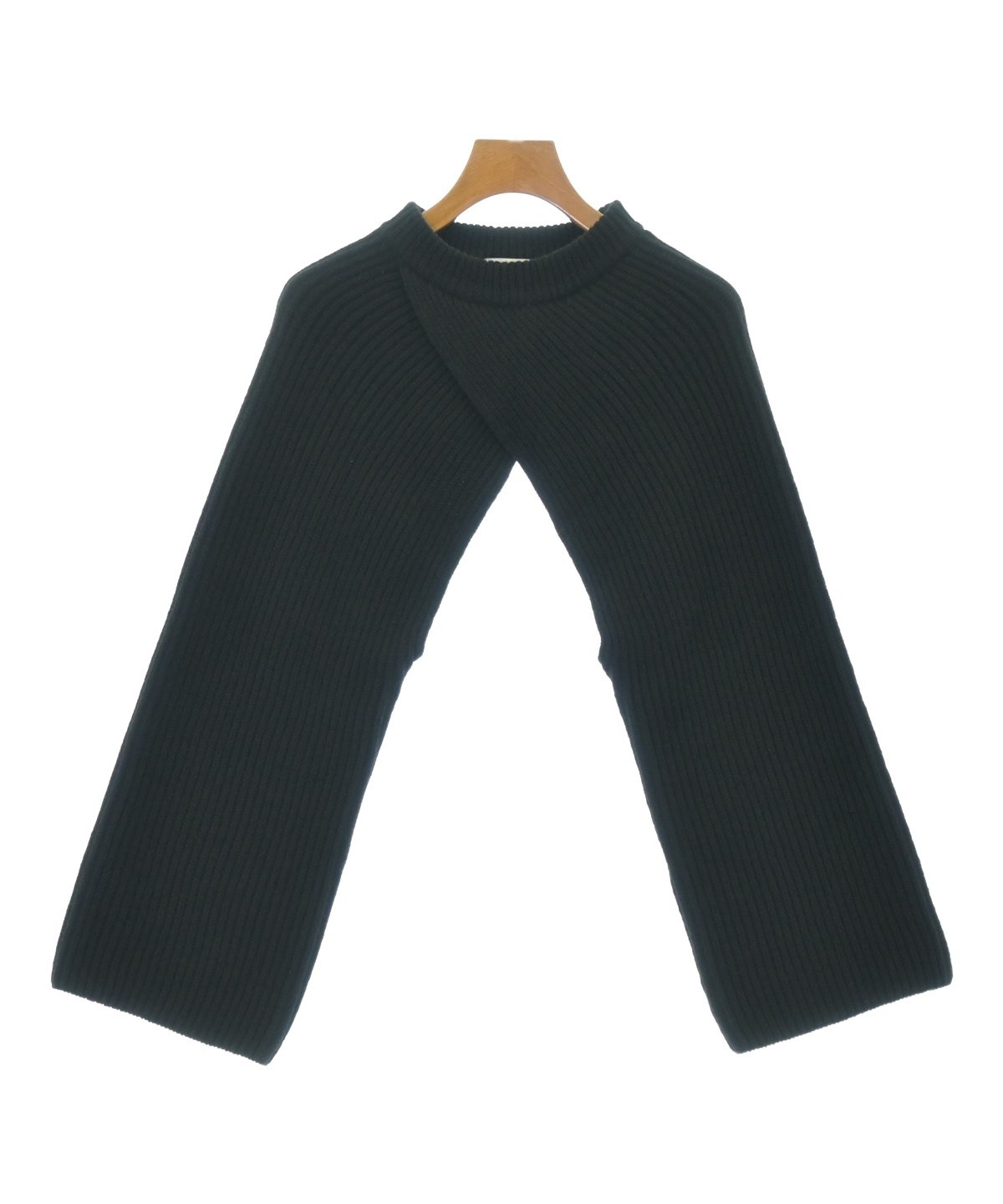 【美品】ハイク　HYKE カシミヤ混　セーター　ニット　黒　ブラック　伸縮性 HYKE（ハイク）ニット・セーター 黒 サイズ:1(S位) レディース