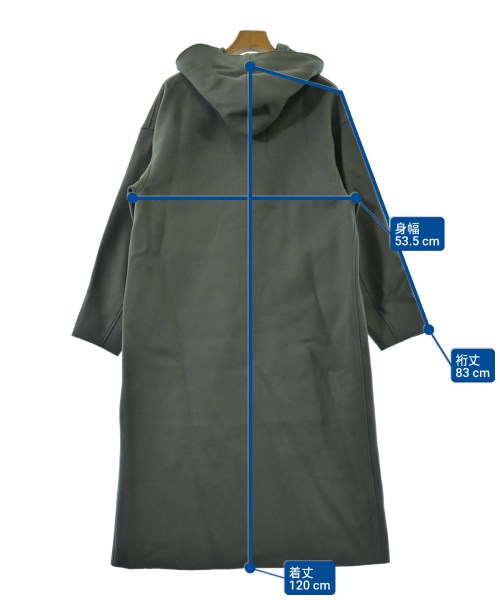 HYKE（ハイク）コート カーキ サイズ:2(M位) レディース/2200629964013