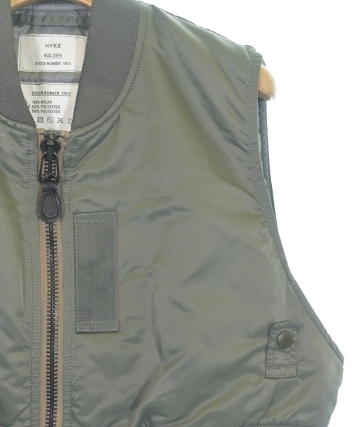 HYKE（ハイク）ミリタリーブルゾン カーキ サイズ:F レディース/2200614689013